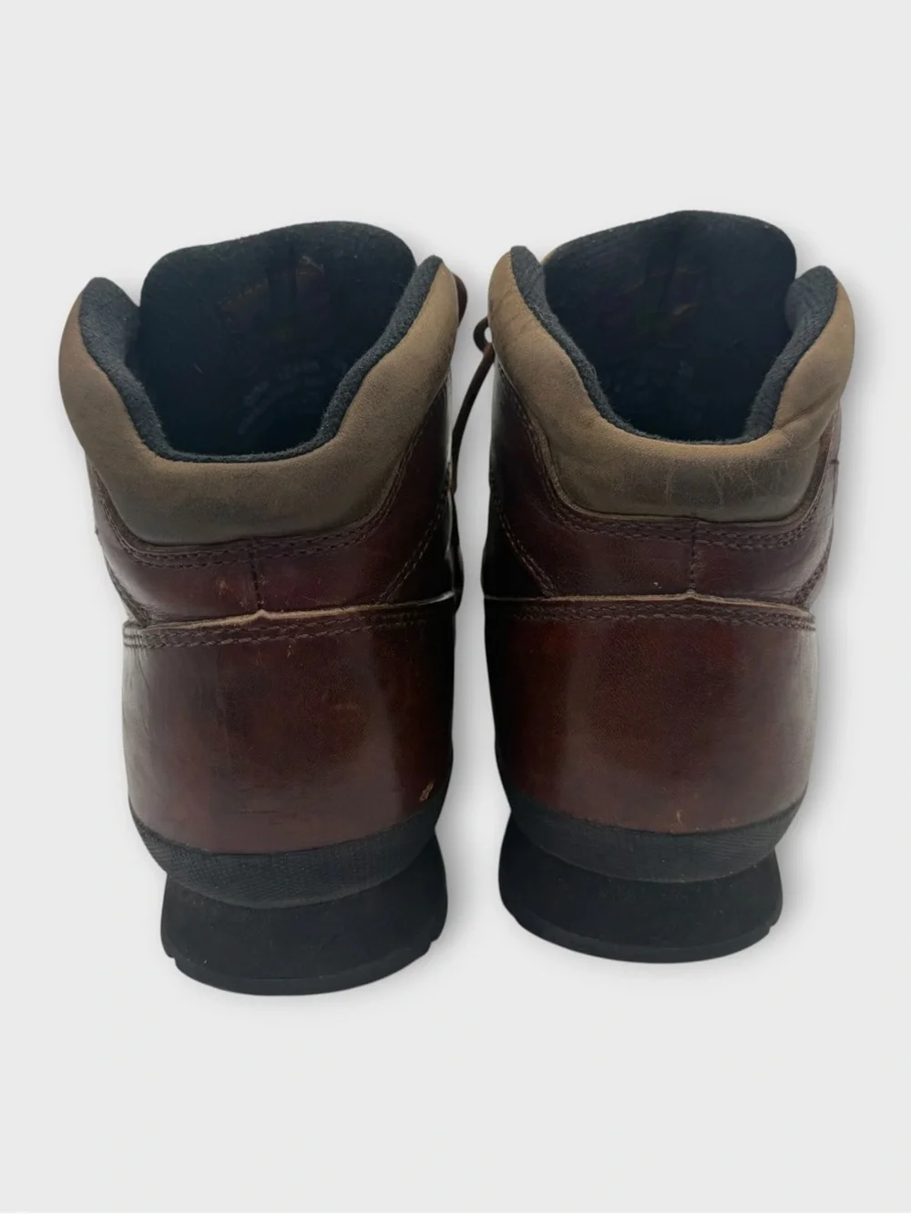 Timberland Euro Hiker Vintage Y2K Men's Brown Leather Hiking Boot Size 9.5